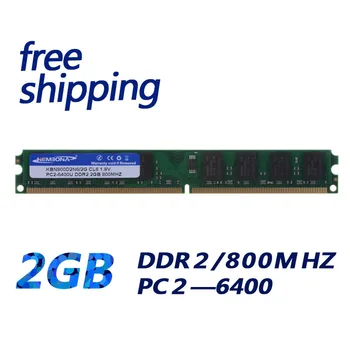 KEMBONA Geriausia Parduoti Brand New Paketo Darbalaukio DDR2 PC 2gb Ram Atminties 240pin 800mhz pc2-6400 darbą 