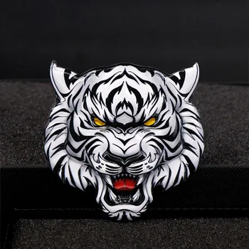 Noizzy Tigras Nuožmus Žvėris 3D Metalo Automobilių Lipdukas Auto Logotipas Ženklelis Motociklo Lango Stilius Šalmo Gaubtas Galiniai Tuning Aksesuarai