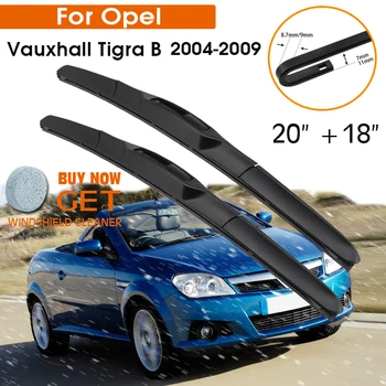 Automobilių Valytuvų Opel Vauxhall Tigra B 2004-2009 M. Priekinio, Galinio Stiklo Guma Silicio Papildymo Priekinio Lango Valytuvai 20