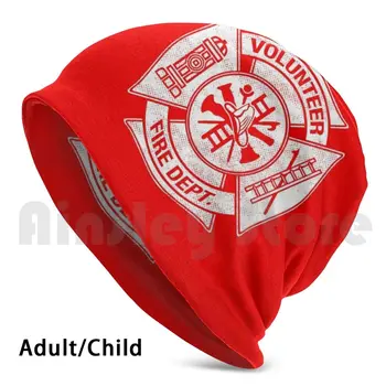 Savanorių Priešgaisrinės Tarnybos Ugniagesiai Maltos Kryžius Dizaino Beanies Puloveris Dangtelis Patogus Ugniagesys Savanoris