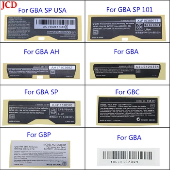 JCD 1pcs Už Nintend Game Boy Pocket Pakeitimo MGB-001 Modelio Informacija Lipdukas GBP GBA, GBC GBA SP 001 101 Etiketės, Japonija