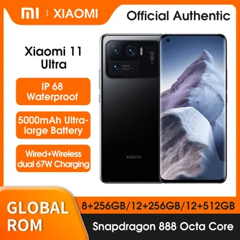 Pasaulio ROM Xiaomi Mi 11 Ultra Išmanųjį telefoną 5G 6.81