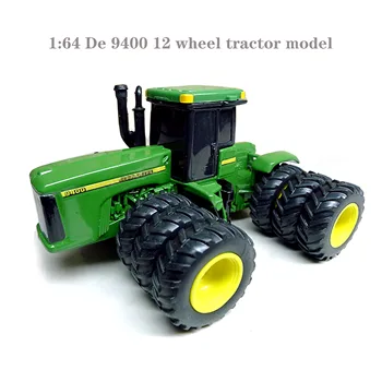 Speciali kaina 1:64 De 9400 12 varantys traktoriaus modelį, žemės Ūkio mašinų Lydinio gatavo produkto modelis