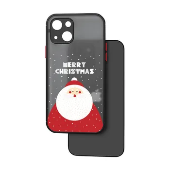Mielas Linksmų Kalėdų Eglutė Briedžių Telefono dėklas Skirtas iPhone 11 12 13 Pro Max XR XS Max 7 8 Plius Sniego Sunkiai PC Padengti Silikono Bamperis