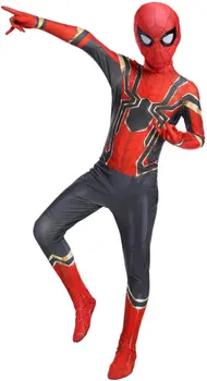 Helovyno cosplay aukštos kokybės Laika pėdkelnės, superhero plieno voras berniukas suaugusiųjų pilvo šalis geriausias pasirinkimas