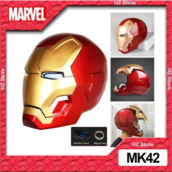 Stebuklas Elektroninių Geležinis Žmogus Šalmas MK42 1:1 Cosplay Superhero Nuotolinio Valdymo Ironman Kaukė Gimtadienio Dovana capacete homem de fer