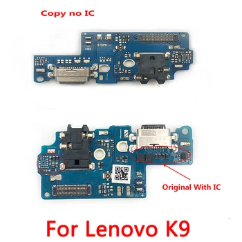 USB Įkrovimo lizdas Valdybos Flex Kabelio Jungtis Dalys Su Mic Mikrofonas Lenovo K9 L38043 Mikrofonas Modulis