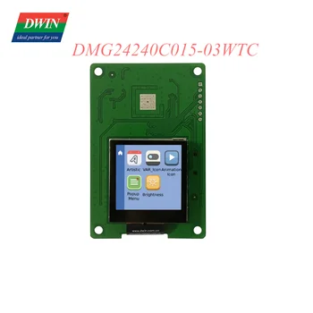 DWIN Smart LCM TFT LCD HMI Touch Panel Protingas Ekranas 1.54 Colių DMG24240C015_03W Prietaiso UART