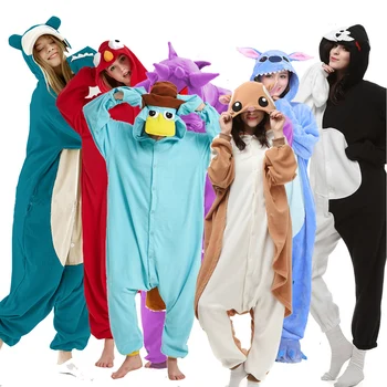 Moterų Pižama Onesie Suaugusiems Kigurumi Vyrų Sleepwear Anime Cosplay Kostiumų Animacinių Filmų Vientisas Pijama Helovinas Gimtadienio Dovana
