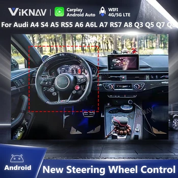 Naujas Vairas Kontrolės OLED Mygtukas Paleidimo Mygtukas Audi A4 S4 A5 RS5 A6 A6L A7 RS7 A8 Q3 Q5 Q7 Q8 LCD Metrų Viena Pagrindinių Išdėstymą
