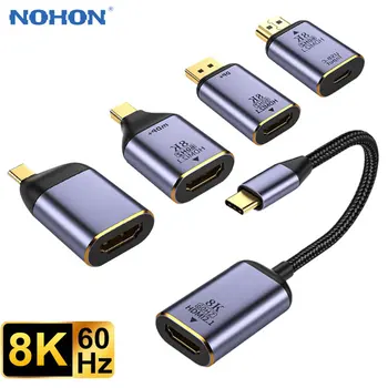 NOHON 8K 60HZ USB C Tipo HDMI Suderinama Su 