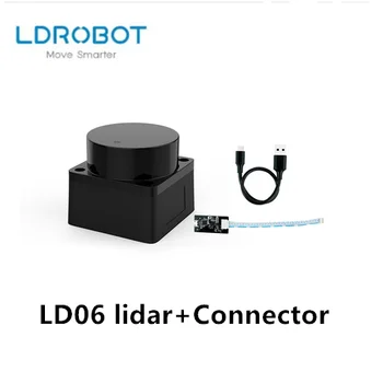 LDROBOT LD06 ir LD19 12meters Radaro Lidar Skaitytuvas 360 Laipsnių Nuskaitymo 30000Lux Paramos ROS1 ir ROS2 vidaus ir lauko