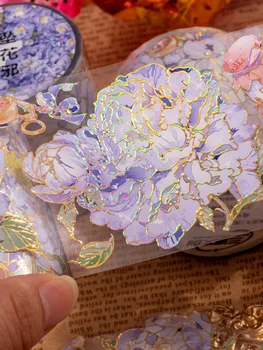 5Meter Cherry Blossom PET Washi Tape Įdegio Lipdukas Koliažas Dekoratyvinis Dienoraštis 