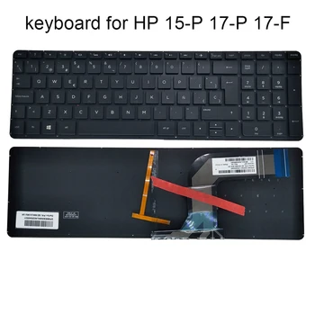 Apšvietimu ispanijos klaviatūra kompiuteriui HP Pavilion 15-P 008au 15-p000 15-p030nr 15-K 15-17 V P-17-F Ispanija nešiojamas klaviatūras 9Z.N9HBQ.90S