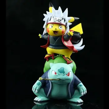 Originali Pokemon Anime Veiksmų Skaičiai Modelio Popit Pikachu Bulbasaur Cosplay Uchiha Sasuke Kawaii Vaikų Dovanų Kolekciją Žaislai